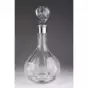 Buy the antiquarian crystal decanter with a silver neck, 2nd half of the 20th century