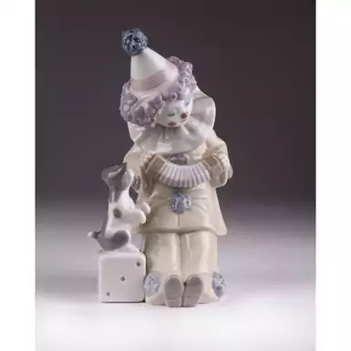 rare figurine of pierro by Lladro