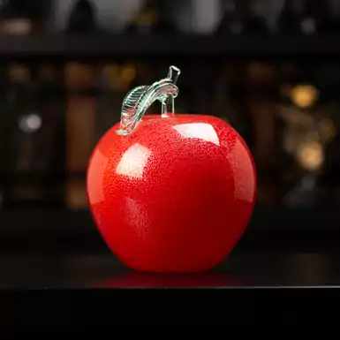 Купити скляну фігурку яблука