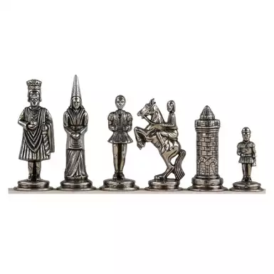 шахматные фигуры из латуни серебро