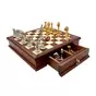 набор шахмат с выдвижным ящиком