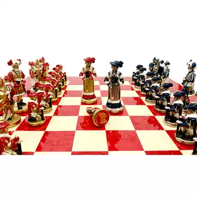 шахматы италфама красные