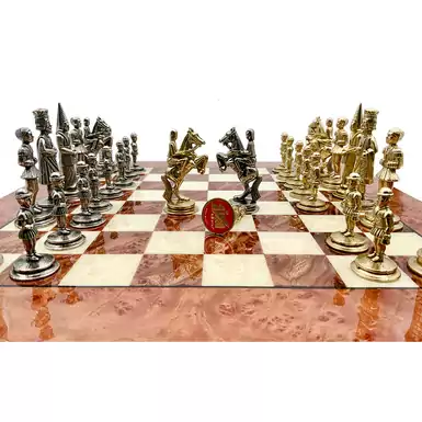 шахматы италфама коричневая доска