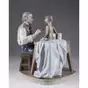 rare porcelain figurine of Pope Carlo and Pinocchio
