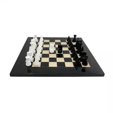 шахматы черно белые от италфама