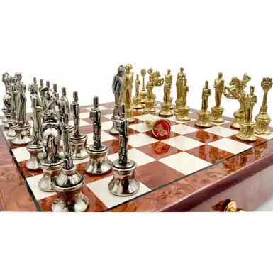 шахматы италфама коричневые купить