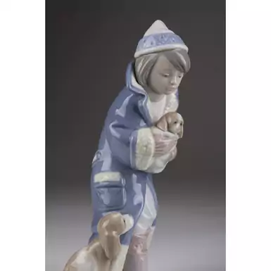 souvenir figurine of a boy