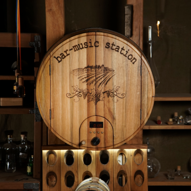 oak barrel bar