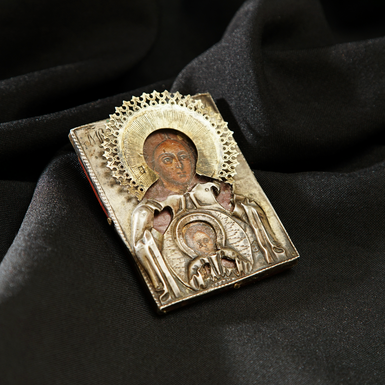 Road icon of the Mother of God, second half of the 19th century