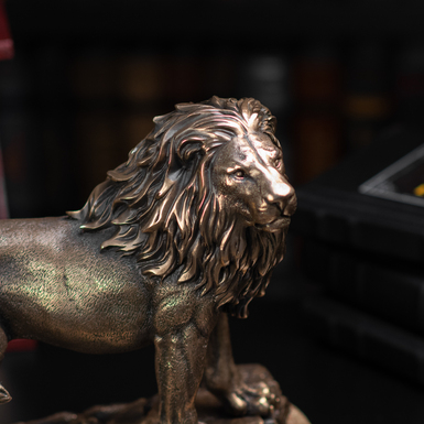 скульптура льва