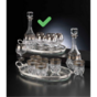 Buy a set of glasses with a decanter and a tray