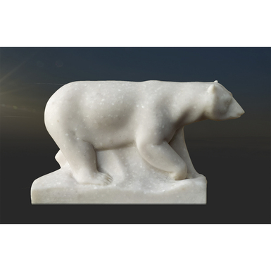 buy a figurine of a polar bear in a gift shop