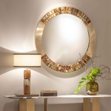 mirror with gilding