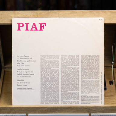 пластинка Piaf