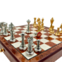 chess set with silvering