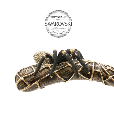 shoe horn with Swarovski crystals