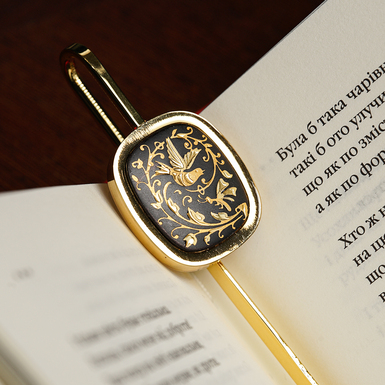 закладка для книги из позолоты