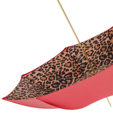 зонт с леопардовым принтом