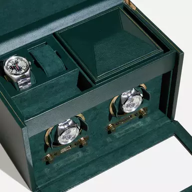 Watch winder "British Racing Double" by Wolf