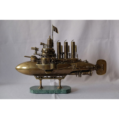 unique figurine of a submarine