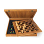 Chess set "Olive Burl" by Manopoulos (40x40 cm)