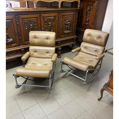 Pair of rocking chairs "Comfort"