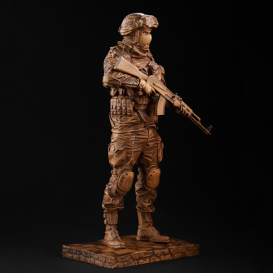 статуетка солдатик