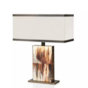 Table lamp "Florian-ivory" in natural horn by Arca Horn