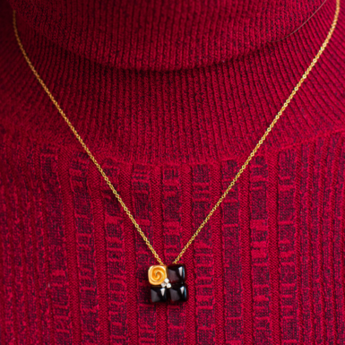 pendant with gemstone