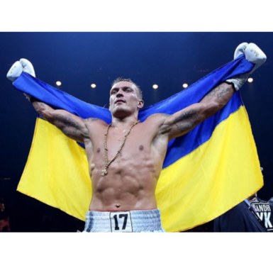 автограф Олександра Усика