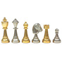 original chess in gold-silver color