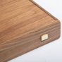 Wooden backgammon