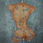 Фигура женского тела "Персефона" (задняя часть) из гаек 