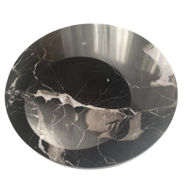 Plate made of marble for present 