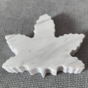 Marble ashtray in the shape of a leaf for present
