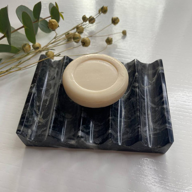 Soap dish made of marble