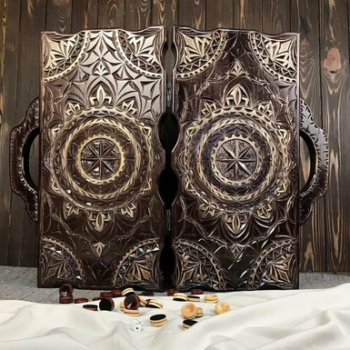 Нарди ручної роботи "Російський корабель іди на х*й!"