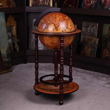 Підлоговий міні-бар у вигляді глобусу "Ancient map"