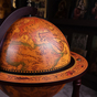 map on the globe