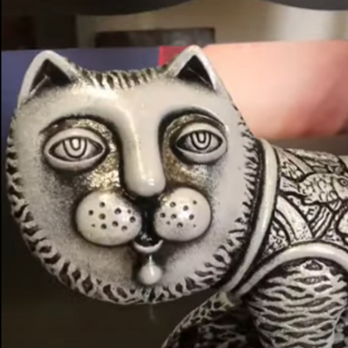 wow video Статуетка «Райський кіт» від В'ячеслава Дідковського