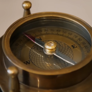 wow video Винтажные песочные часы с компасом "Загадка времени"
