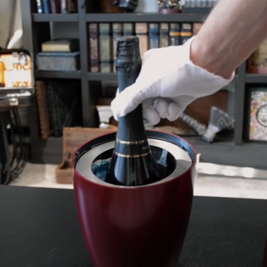 wow video Кулер-охолоджувач для вина Wegg Color Plus Rosso Bordeaux