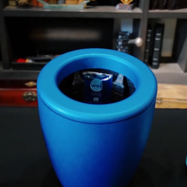 wow video Кулер-охолоджувач для вина Demi Blue Metal Touch