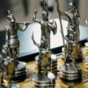 wow video Manopoulos - Chess «Greek Mythology» in a wooden case