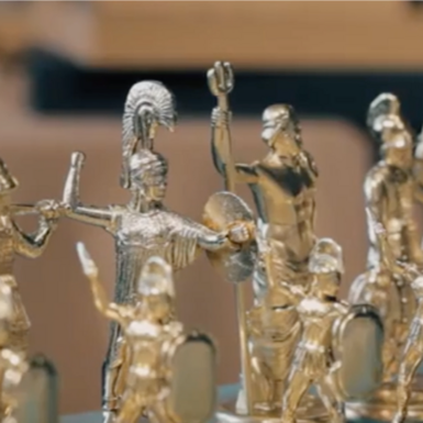 wow video Ексклюзивні шахи «Посейдон» від Manopoulos (54 х 54 см)