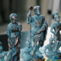wow video Бронзовый набор шахмат «Греко-римские» от Manopoulos (44 x 44 cм)