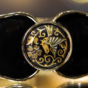 wow video Bracelet "Bird of Paradise" with hand-gilded round element by Anframa