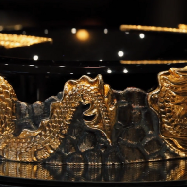 wow video Vizuri Dragon Cigar Set in sterling silver
