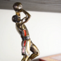 wow video Vizuri sculpture "Basketball player"