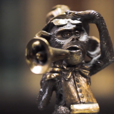 wow video Vizuri скульптура «Мавпа»